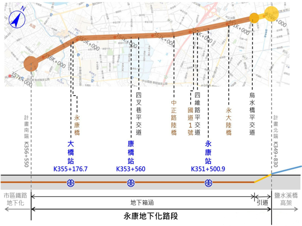 永康鐵路地下化案爭取行政院核定