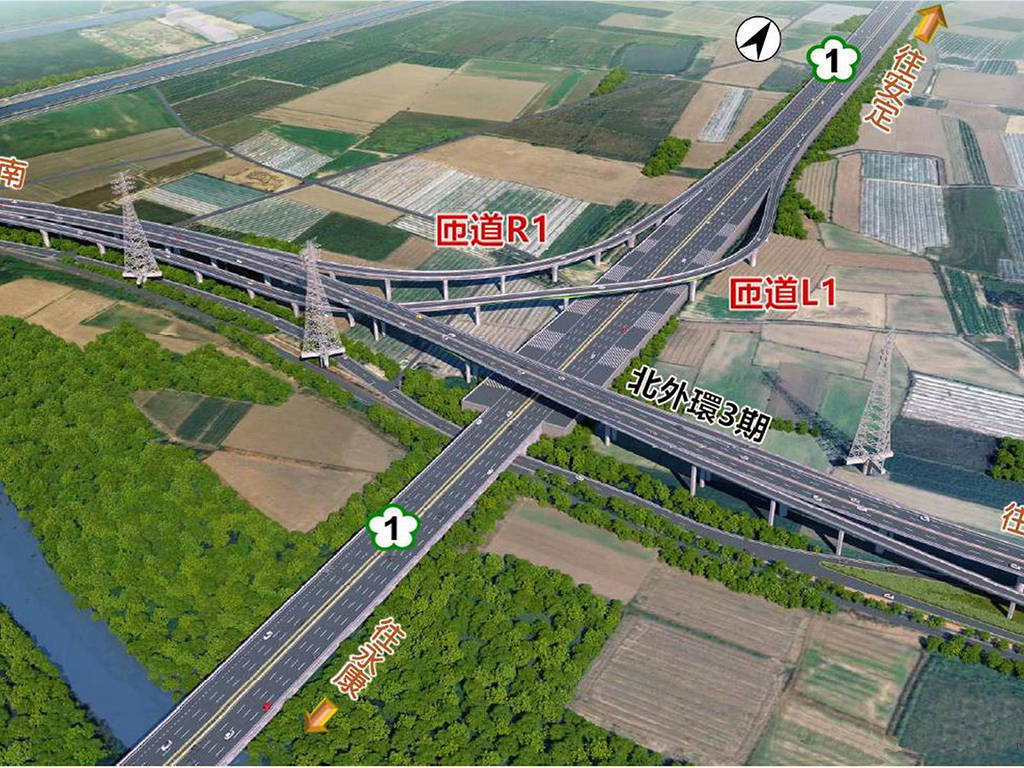 北外環道路打造完善台南核心交通網絡
