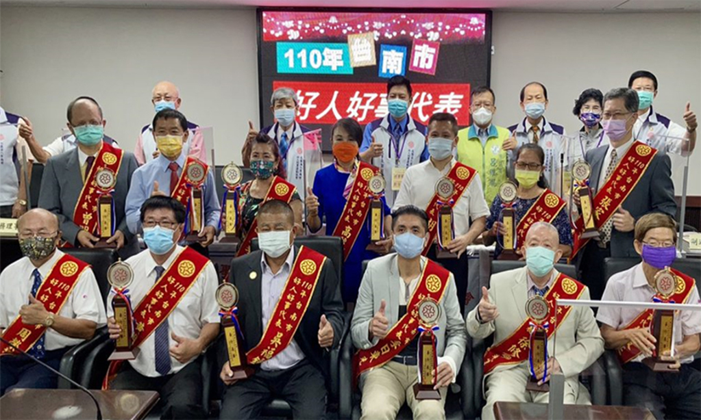 台南市好人好事代表出爐  常務監事胡富文實至名歸