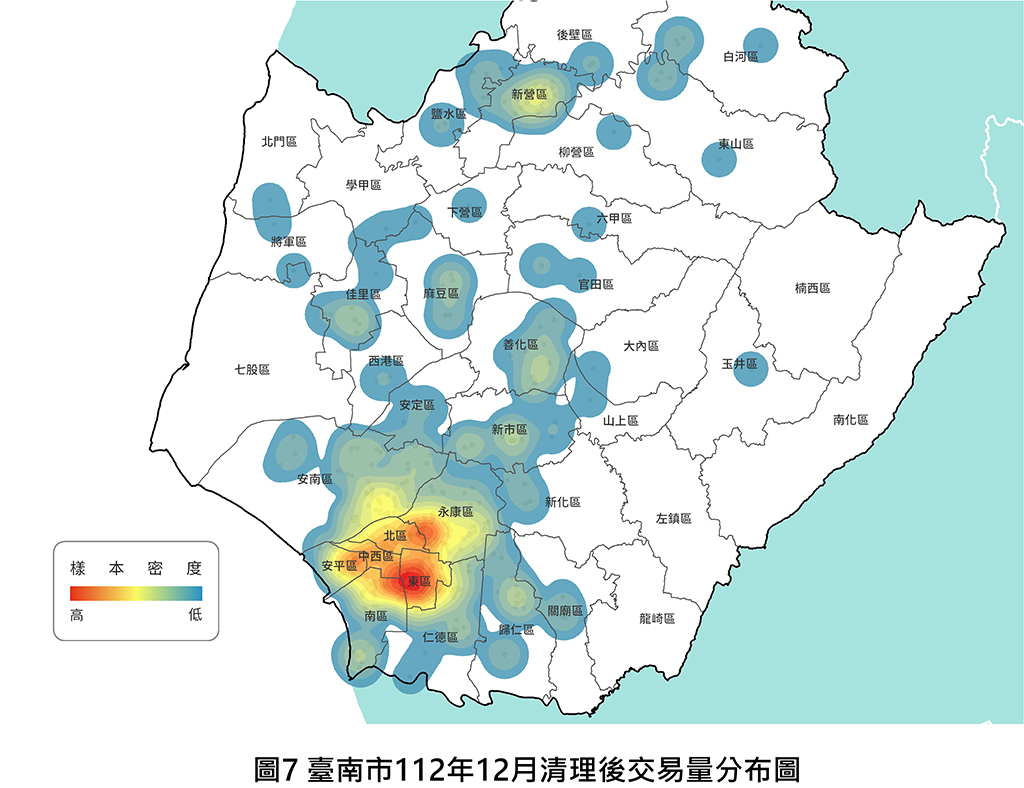 臺南市去年12月住宅價格指數微升0.39％
