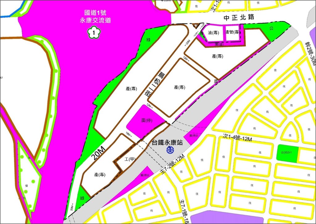 永康車站北側轉型產業專用區