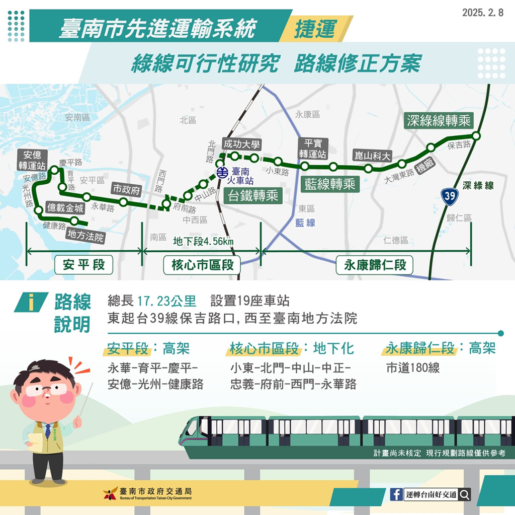 捷運綠線修正方案啟動諮詢溝通座談會